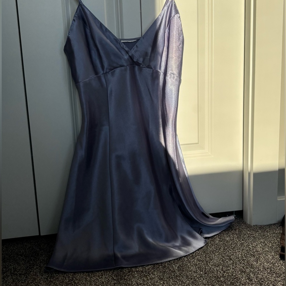 Vintage lasenza periwinkle slip dress